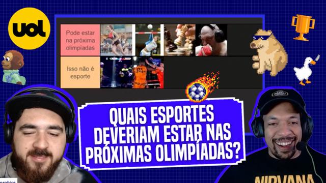 TIER LIST: QUAIS ESPORTES DEVERIAM ESTAR NAS PRÓXIMAS OLIMPÍADAS? BIRA E GUSTAVO CHAGAS ELEGEM