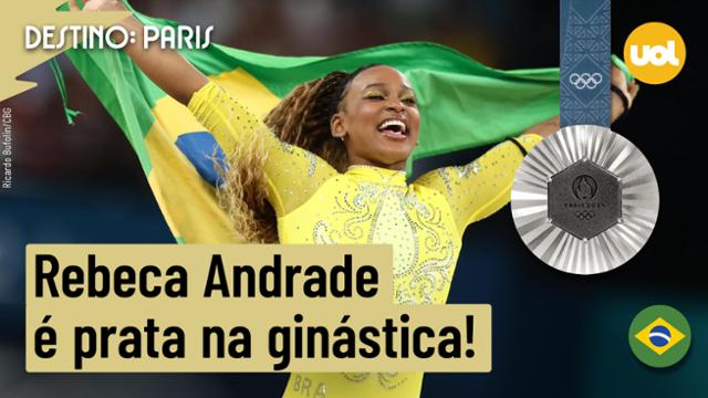 OLIMPÍADAS: REBECA ANDRADE É PRATA NA GINÁSTICA E É A MELHOR ENTRE AS MORTAIS! SIMONE BILES É OURO!