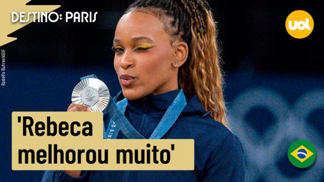 Rebeca Andrade é prata! Primeira técnica exalta evolução e foco: 'Maturidade contou muito'