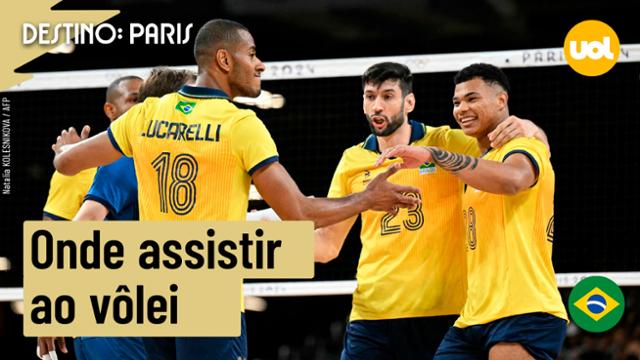 BRASIL X EGITO NO VÔLEI MASCULINO: ONDE ASSISTIR À TRANSMISSÃO AO VIVO DO JOGO DAS OLIMPÍADAS 2024