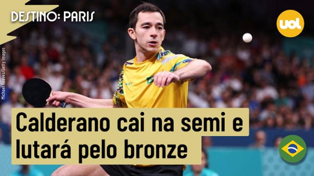 OLIMPÍADAS 2024: HUGO PERDE CHANCES, CAI NA SEMI, E JOGARÁ POR BRONZE NO TÊNIS DE MESA