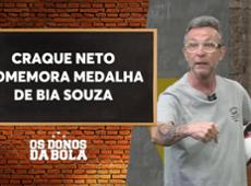 Neto comemora ouro de Bia Souza no judô e detona críticas a Hugo Calderano