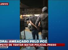 Policia prende suspeito de tentar matar um policial.