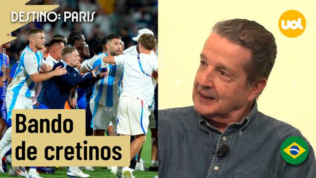 OLIMPÍADAS 2024: 'CRETINOS DA SELEÇÃO ARGENTINA ESTIMULARAM A FRANÇA', DISPARA JUCA KFOURI