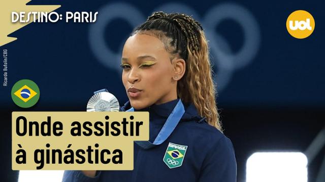 GINÁSTICA COM REBECA ANDRADE: ONDE ASSISTIR À TRANSMISSÃO AO VIVO DA FINAL NAS OLIMPÍADAS 2024