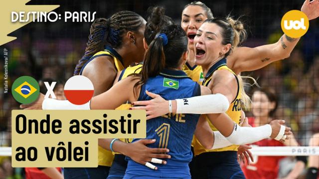 BRASIL X POLÔNIA NO VÔLEI FEMININO: ONDE ASSISTIR À TRANSMISSÃO AO VIVO DO JOGO DAS OLIMPÍADAS 2024