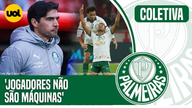 APÓS EMPATE COM INTER, ABEL CITA BILES E REBECA PARA JUSTIFICAR PRESSÃO EXCESSIVA NO PALMEIRAS00