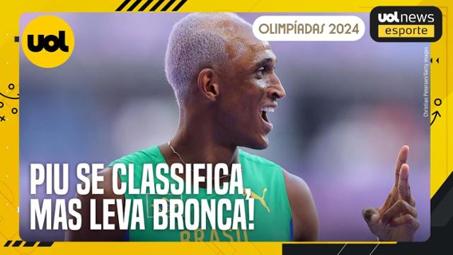 OLIMPÍADAS 2024: PIU SE CLASSIFICA NOS 400 M E LEVA BRONCA POR NÃO SER O PRIMEIRO NA ELIMINATÓRIA