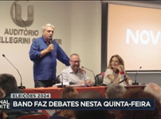 Band realiza os primeiros debates eleitorais de 2024 nesta quinta-feira (8)