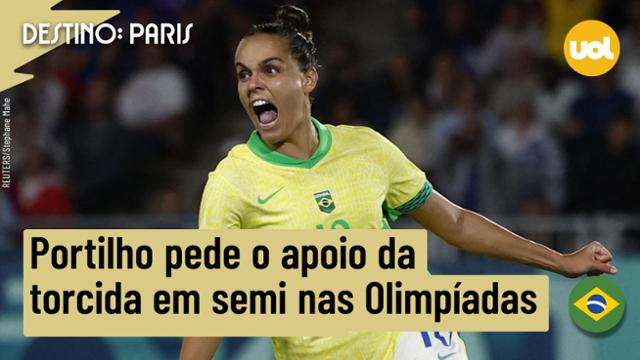 OLIMPÍADAS 2024: GABI PORTILHO, AUTORA DO GOL DA CLASSIFICAÇÃO, PEDE O APOIO DA TORCIDA NA SEMIFINAL