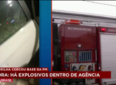 Criminosos deixam explosivos em agência bancária em Cubatão (SP)