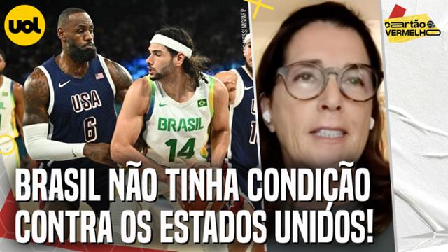 OLIMPÍADAS 2024: MAGIC PAULA ANALISA DERROTA DO BRASIL PARA OS EUA NO BASQUETE 'NÃO TINHA CONDIÇÃO'