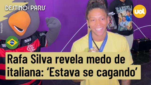 OLIMPÍADAS 2024: RAFAELA SILVA REVELA MEDO DE ITALIANA EM LUTA PELO BRONZE: 'ESTAVA SE CAGANDO'