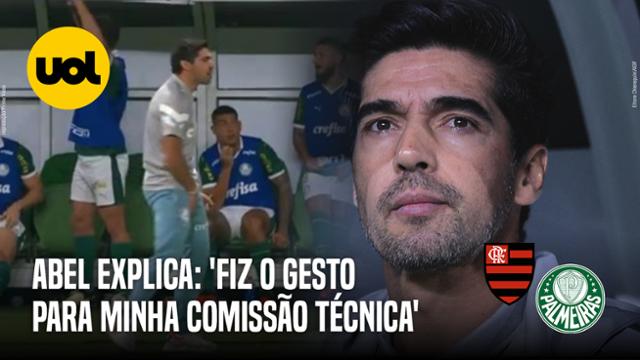 EXCLUSIVO! ABEL FERREIRA- 'NÃO VOU NEGAR QUE FIZ O GESTO, MAS FOI PARA A MINHA COMISSÃO TÉCNICA'