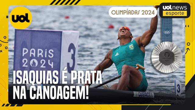 OLIMPÍADAS 2024: ISAQUIAS QUEIROZ CONQUISTA A PRATA NA CANOAGEM COM ARRANCADA NO FINAL!