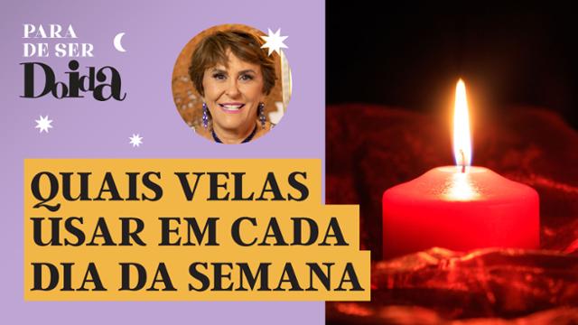 Márcia Sensitiva ensina qual vela ideal para acender em cada dia da semana