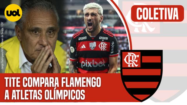 TITE COMPARA JOGADORES DO FLAMENGO A ATLETAS OLÍMPICOS: 'SÓ TEM VALOR QUEM TEM MEDALHA'