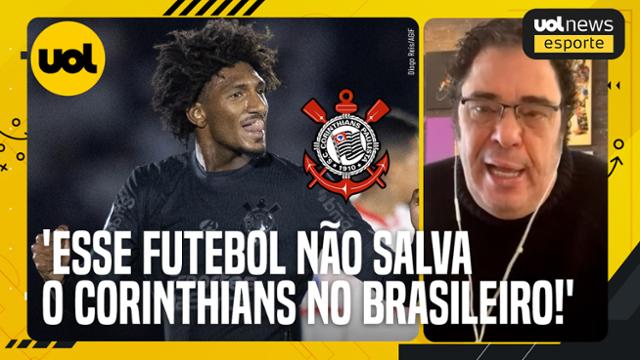 CORINTHIANS FEZ O MELHOR 1º TEMPO DO ANO, MAS ESSE FUTEBOL NÃO SALVA NO BRASILEIRO!, DISPARA CASÃO