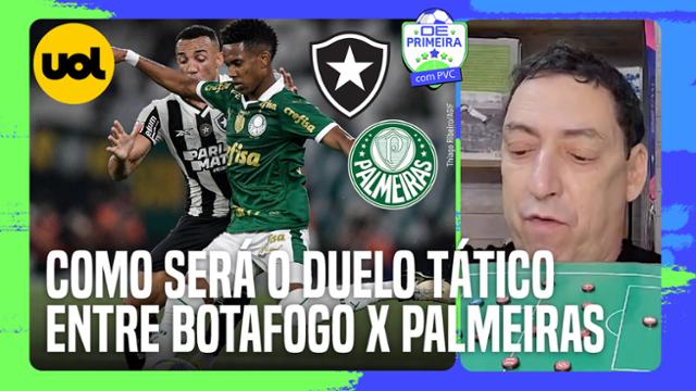 BOTAFOGO X PALMEIRAS: PVC MOSTRA ESCALAÇÕES NA DECISÃO PELA LIBERTADORES E LEMBRA DESFALQUES