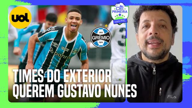 GRÊMIO: EUROPEUS E ÁRABES QUEREM CONTRATAR ATACANTE GUSTAVO NUNES, DIZ ANDRÉ HERNAN