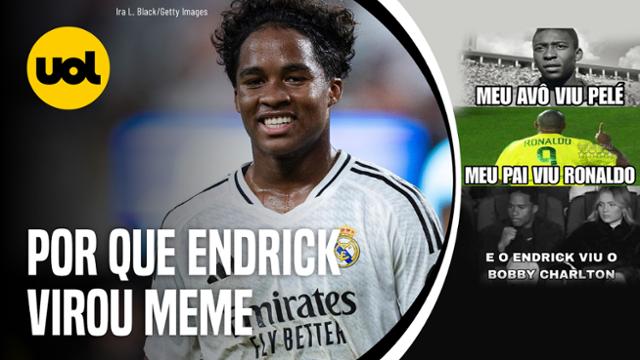 ENDRICK VIRA MEME POR CONTA DE BOBBY CHARLTON; AFINAL, QUEM É O ÍDOLO DO ATACANTE DO REAL MADRID?