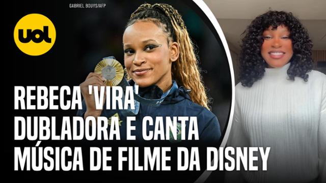 REBECA ANDRADE 'VIRA' DUBLADORA E CANTA MÚSICA DE FILME DA DISNEY; ASSISTA