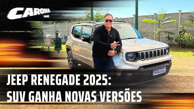 Jeep Renegade 2025: SUV fica mais barato e ganha novas versões