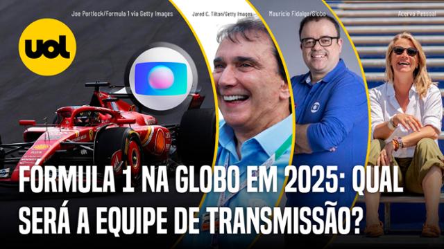 FÓRMULA 1 VOLTA À GLOBO EM 2025! QUAL SERÁ A EQUIPE DE TRANSMISSÃO DAS CORRIDAS?