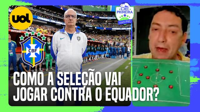 BRASIL X EQUADOR: COMO VAI JOGAR A SELEÇÃO? PVC EXPLICA ESCALAÇÃO NA PRANCHETA