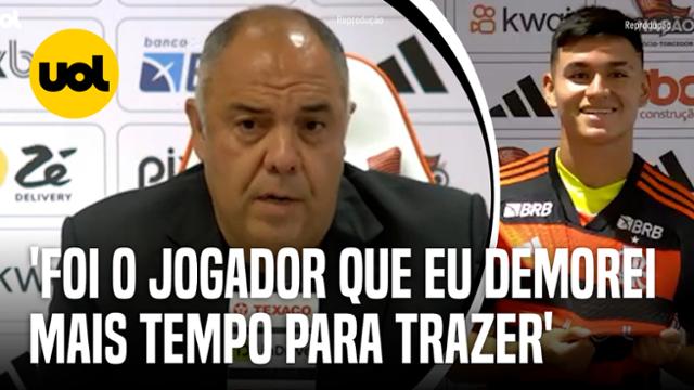 MARCOS BRAZ REVELA QUE DEMOROU 4 ANOS PARA TRAZER ALCARAZ AO FLAMENGO