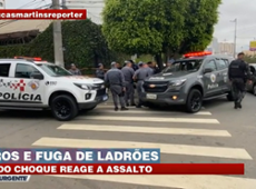 PM do Choque reage a assalto e atira em bandidos em SP