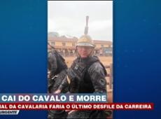 Oficial da Cavalaria morre após cair de cavalo durante desfile