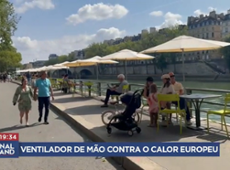 Turistas e locais buscam alternativas para afastar o calor no verão europeu