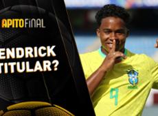 Dorival Jr explica ausência de Endrick entre os titulares do Brasil