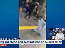 Homem é agredido após atacar mulher em ônibus na Grande SP