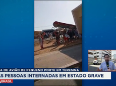 Avião que caiu em Teresina teve pane de hélice, segundo piloto