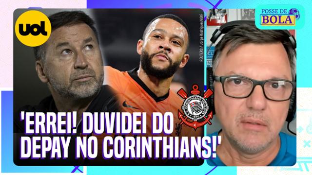 MAURO CEZAR ALERTA SOBRE DEPAY NO CORINTHIANS: 'TEM QUE PAGAR AS DÍVIDAS ANTES DE FAZER OUTRA'