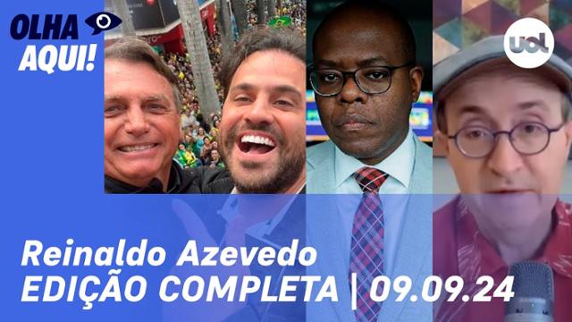 Reinaldo Azevedo: Bolsonaro x Pablo Marçal, caso Silvio Almeida e mais notícias | Olha Aqui 9/9/2024