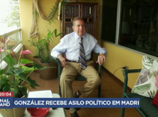 González recebe asilo político em Madri, na Espanha