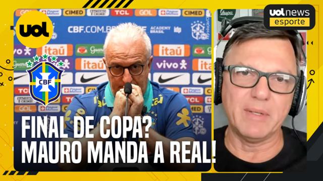 MAURO CEZAR CRITICA DORIVAL: PROMETE FINAL DA COPA DO MUNDO COM BASE EM QUE? QUEM GARANTE ELE LÁ?