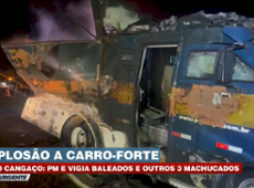 Explosão a carro-forte no interior de SP gera caos