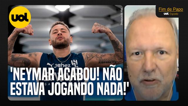 'NEYMAR ACABOU! ANTES DA LESÃO ELE JÁ NÃO ESTAVA JOGANDO NADA', DISPARA RENATO MAURICIO PRADO