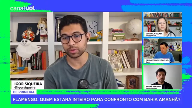 Quem estará de volta do flamengo para jogo contra o Bahia na Copa do Brasil?