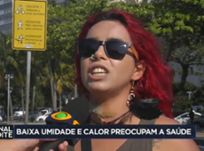 Baixa umidade e calor preocupam a saúde