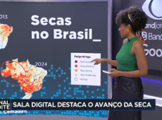 Sala Digital destaca o avanço da seca no Brasil