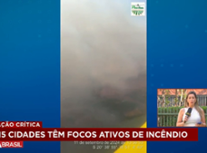 SP: 15 cidades têm focos ativos de incêndio