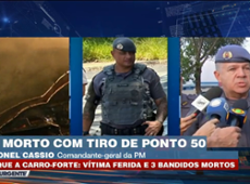 Comandante-geral fala de ações para encontrar quadrilha em SP