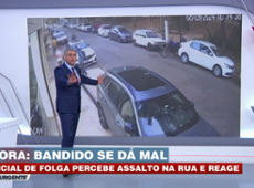 Bandido se dá mal e policial de folga reage a assalto