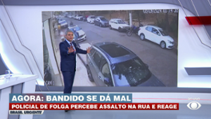 Bandido se dá mal e policial de folga reage a assalto