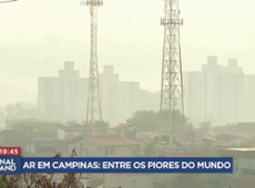 Tempo seco coloca região de Campinas entre as com pior qualidade de ar